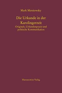 Produktbild: Die Urkunde in der Karolingerzeit