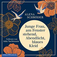 Bild vom Artikel Junge Frau, am Fenster stehend, Abendlicht, blaues Kleid vom Autor Alena Schröder