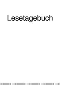 Produktbild: Lesetagebuch