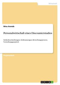 Produktbild: Personalwirtschaft eines Discounterstudios