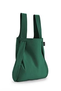 Produktbild: Notabag Original 2in1 Tasche & Rucksack - faltbare Einkaufstasche Backpack Bag - Forest Green