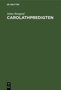Produktbild: Carolathpredigten