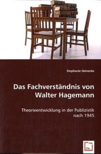 Produktbild: Heinecke, S: Das Fachverst&auml;ndnis von Walter Hagemann