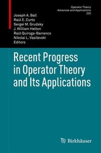 Produktbild: Recent Progress in Operator Theory and Its Applications