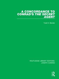 Produktbild: Concordance to Conrad''s the Secret Agent
