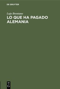 Produktbild: Lo que ha pagado Alemania