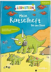 Produktbild: LERNSTERN. Mein R&auml;tselheft Kindergarten. Bei den Dinos