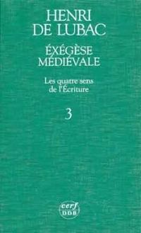 Produktbild: Exegese Medievale. Les Quatre Sens de l'Ecriture,iii