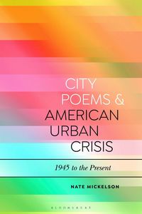 Produktbild: City Poems and American Urban Crisis