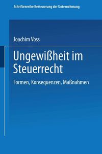 Produktbild: Ungewi&szlig;heit im Steuerrecht