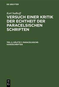 Produktbild: Paracelsische-Handschriften