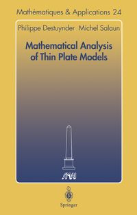 Produktbild: Mathematical Analysis of Thin Plate Models