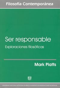 Produktbild: Ser responsable. Exploraciones filos&oacute;ficas