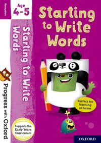 Produktbild: Jones, E: Progress with Oxford: Starting to Write Words