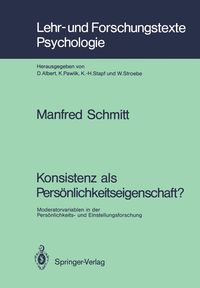 Produktbild: Konsistenz als Pers&ouml;nlichkeitseigenschaft?