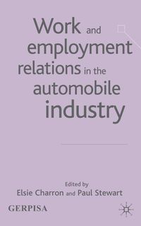 Produktbild: Work and Employment Relations in the Automobile Industry