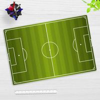 Produktbild: Cover-your-desk Schreibtischunterlage f&uuml;r Kinder Fu&szlig;ballfeld, aus hochwertigem Vinyl , 60 x 40 cm