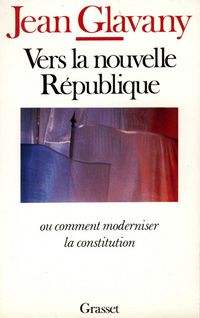 Produktbild: Glavany-J: Vers la nouvelle r&eacute;publique
