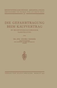 Produktbild: Die Gefahrtragung beim Kaufvertrag