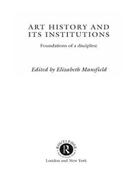 Produktbild: Art History and Its Institutions