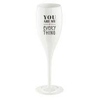 Produktbild: Koziol Sektglas 100 ml mit Druck CHEERS No. 1 YOU ARE MY EVERYTHING