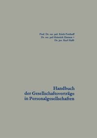 Produktbild: Handbuch der Gesellschaftsvertr&auml;ge in Personalgesellschaften