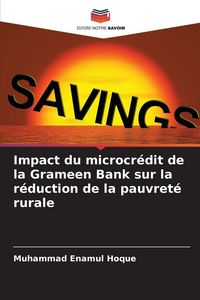 Produktbild: Impact du microcr&eacute;dit de la Grameen Bank sur la r&eacute;duction de la pauvret&eacute; rurale