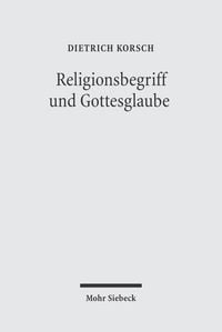 Produktbild: Religionsbegriff und Gottesglaube