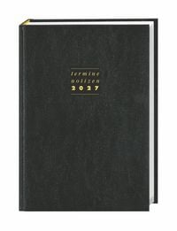 Produktbild Terminer A5, Leder schwarz 2027