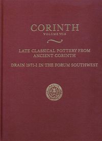 Produktbild: Late Classical Pottery from Ancient Corinth