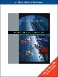 Produktbild: Bernard, V: Business Analysis and Valuation