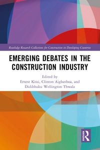Produktbild: Emerging Debates in the Construction Industry
