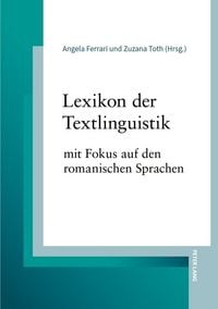 Produktbild: Lexikon der Textlinguistik mit Fokus auf den romanischen Sprachen