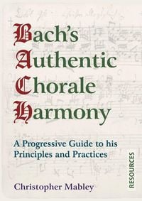 Produktbild: Bach's Authentic Chorale Harmony - Resources