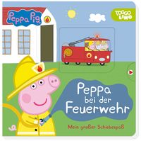 Produktbild: Peppa Pig: Peppa bei der Feuerwehr: Mein gro&szlig;er Schiebespa&szlig;