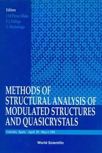 Produktbild: Methods of Structural Analysis of Modulated Structures and Quasicrystals