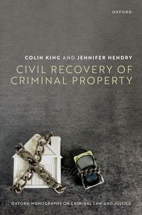 Produktbild: Civil Recovery of Criminal Property