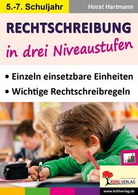 Produktbild: Rechtschreibung in drei Niveaustufen / Klasse 5-7