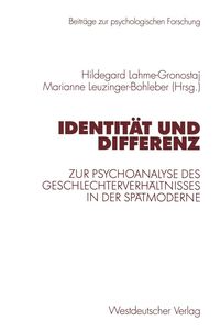 Produktbild: Identität und Differenz