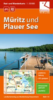 Produktbild: Rad- und Wanderkarte M&uuml;ritz und Plauer See