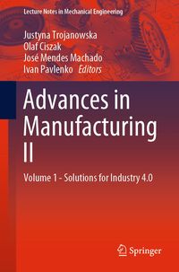 Produktbild: Advances in Manufacturing II