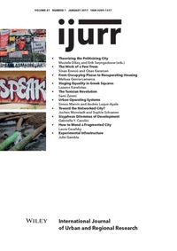 Produktbild: Gandy, M: International Journal of Urban and Regional Resear
