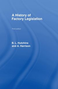 Produktbild: A History of Factory Legislation