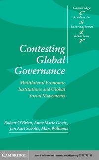 Produktbild: Contesting Global Governance