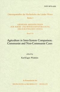 Produktbild: Agriculture in Inter-System Comparison: Communist and Non-Communist Cases.
