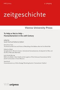 Produktbild: To Help or Not to Help - Humanitarianism in the 20th Century