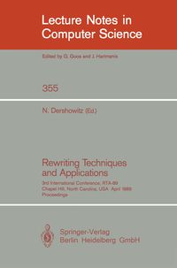 Produktbild: Rewriting Techniques and Applications