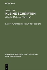 Produktbild: Aufs&auml;tze aus den Jahren 1968&ndash;1976