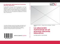 Produktbild: La educaci&oacute;n nutricional en el proceso docente educativo