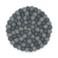 Produktbild: Filzuntersetzer Dots "Early Grey"